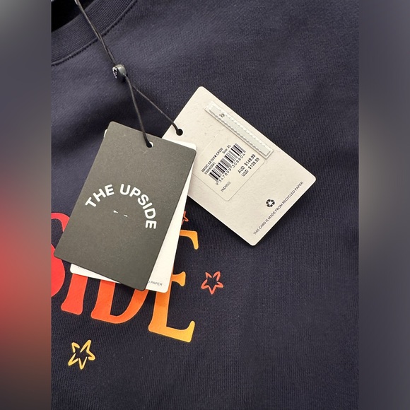 The Upside Magic Saturn Crew organic cotton sweatshirt NWT - Picture 10 of 10